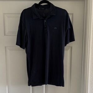 Travis Matthew Men's Navy Polo Shirt. Size large